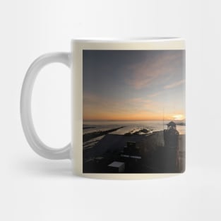 Cullercoats Lifeboat Station at dawn Mug